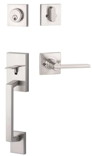 [YMRC44NILUS15] Yale YMRC44NILUS15 Marcel Entry Set with Nils Lever in Satin Nickel