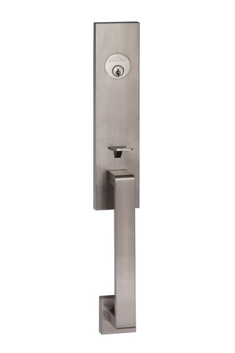 [TN507 15] Ridgecrest by Sure-Loc Turin Handleset 15 Satin Nickel