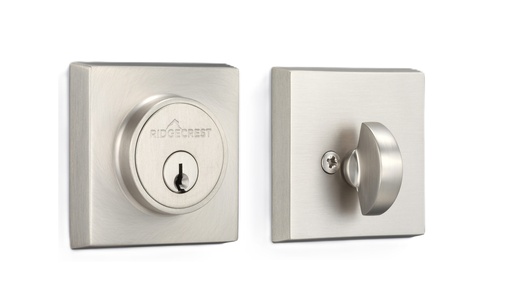 [DB201-LN15] Ridgecrest by Sure-Loc Logan Deadbolt 15 Satin Nickel