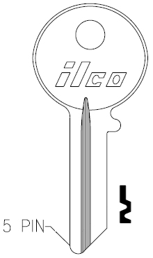 [C1041TR] Ilco C1041TR Key Blank