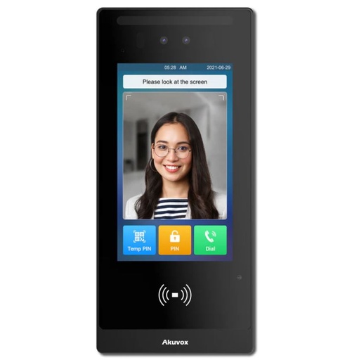 [E18] Akuvox E18 is a 7" Face Recognition Door Phone Featuring Touchless Building Access