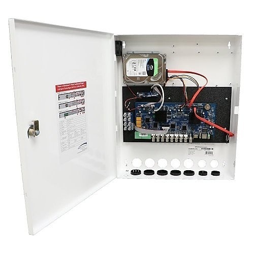 [H24WHRLNM4TB] Speco H24WHRLNM4TB 24-Channel Wall Mount Hybrid NVR, Includes 4TB Storage and Mounting Kit
