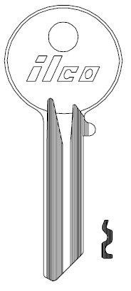 [O997E] Ilco O997E Key Blank Y54 Abus
