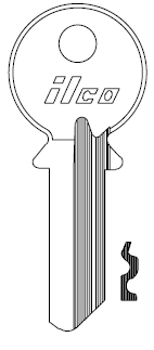 [CS91E] Ilco CS91E Key Blank AB4