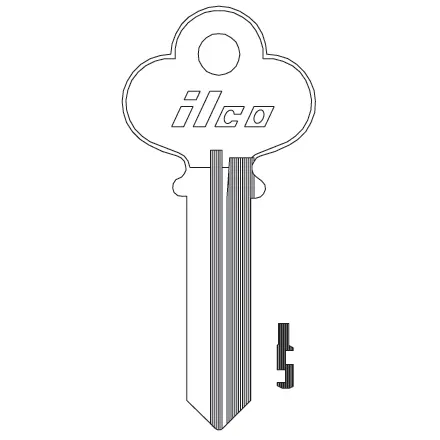 [P54F] Ilco P54F-NP Dominion Key Blank 