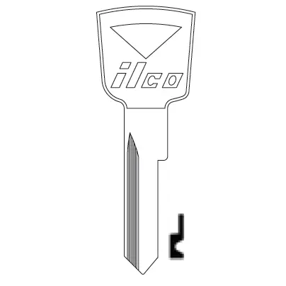 [1127DP] Ilco 1127DP Ford Key Blank H27