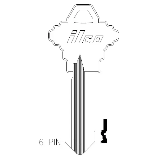 [A1145CE] Ilco A1145CE Schlage Key Blank 