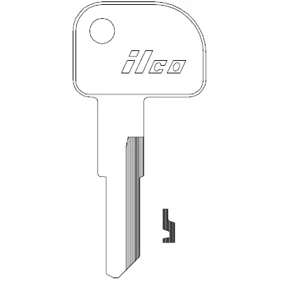 [1558] 1558 Ilco Canada Post Key Blank
