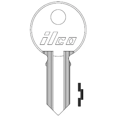 [1041H] 1041H Ilco Illinois Key Blank