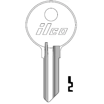 [1069] 1069 Ilco National Key Blank – RO1