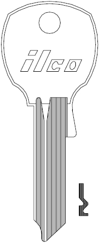[1069LB] Ilco 1069LB Key Blank NA12