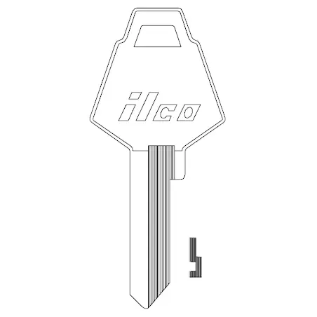 [1180S] 1180S Ilco Key Blank – XL7