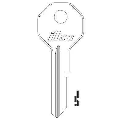 [H1098LA] Ilco H1098LA Key Blank B10