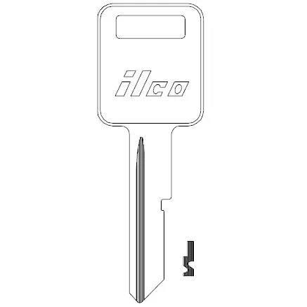 [P1098A] Ilco P1098A GMC Key Blank B48