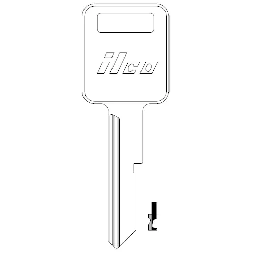 [P1098E] Ilco P1098E GMC Key Blank B44