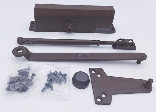 [755DU] Dorex 755DU Door Closer, size 5 Duranodic Brown (interior doors)