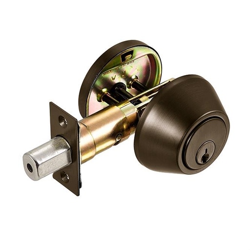 [20251C11PKDW] Dorex Grade 3 Single Cylinder Deadbolt Schlage Keyway Antique Bronze
