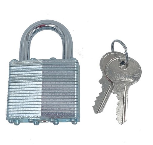 [740KA2] Guard 740KA2 Laminated Steel 1-1/2"(40mm) 1/4"(6.4mm) Shackle