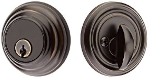 [8355-US10B] Emtek D/C Low Profile Deadbolt Schlage Oil Rubbed Bronze
