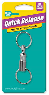 [70701] Lucky Line 70701 Quick Release Key Ring