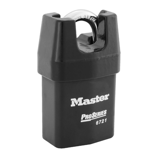 [6721WO] Master Lock 6721WO 2-1/8" (54mm) Wide ProSeries® Shrouded Laminated Steel Rekeyable Interchangeable Core Padlock (Without Cylinder)