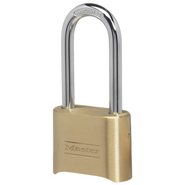 [175DLH] Masterlock 175DLH - 2" (51mm) Wide Resettable Combination Brass Padlock with 2-1/4" (57mm) Shackle