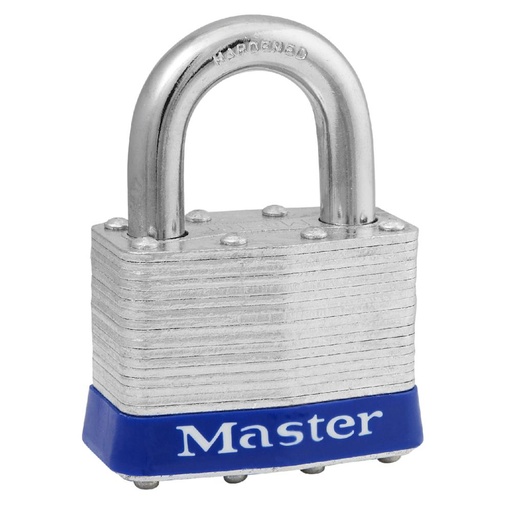 [5UP] Master Lock 5UP 2" (51mm) Wide Laminated Steel Pin Tumbler Padlock, Universal Pin