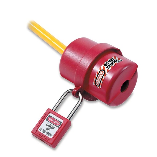 [487] Master Lock 487 Rotating Electrical Plug Lockout, 110 and 220 Volt Plugs
