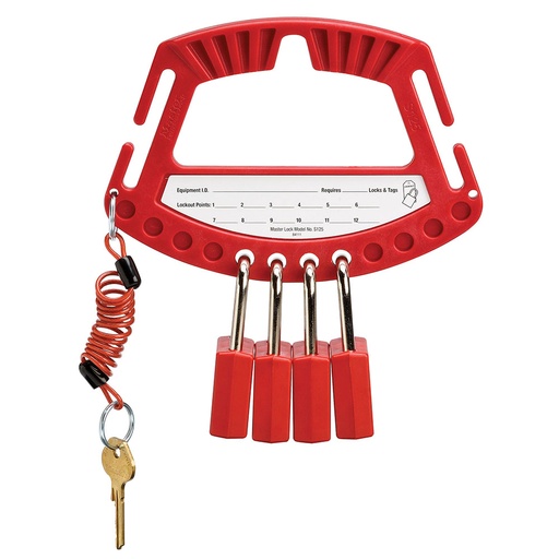 [S125] Master Lock S125 Safety Padlock Caddy