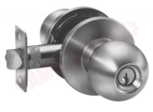 [22-80-32D] Bluscorpion 22-80Storeroom Lockset Weiser in Satin Steel