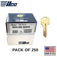 [WR5-BR] Ilco WR5-BR Weiser Brass Key Blank 